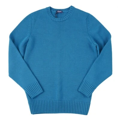 Suéter Drumohr Azul Turquesa Grueso Extrafino Lana Merino M (UE 50) NUEVO CON ETIQUETAS Foto 1 de 4