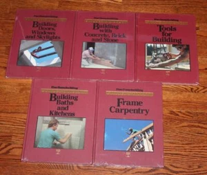 5ct Set Lot feine Hausbau Bauarbeiter Bibliothek Hardcover Haus Bücher neu versiegelt - Bild 1 von 2