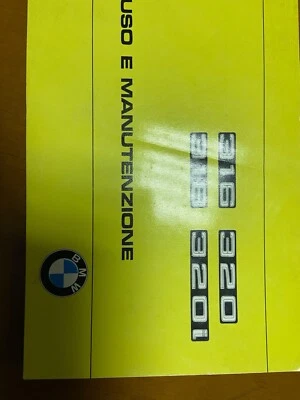 USO E MANUTENZIONE BMW  316 318 320 320I - Immagine 1 di 3