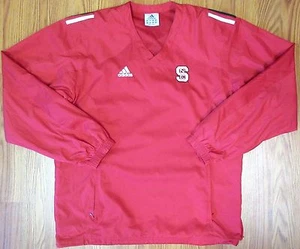 NC STATE WOLFPACK ADIDAS Hombre CHAQUETA CORTAVIENTOS COLORES DEL EQUIPO EC Sz S SMALL - Imagen 1 de 9