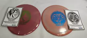 Discmania (Innova Made) Swirly S-Line DDX Batman74/100 Joker 81/100 Ltd Ed,Rare - Picture 1 of 11
