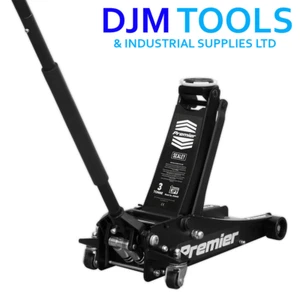 Sealey Trolley Jack 3tonne Rocket Lift Black Premier 3040AB - Picture 1 of 4