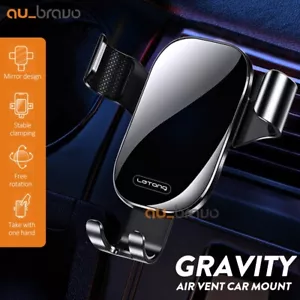 360° Universal Mount Cradle Air Vent Gravity Car Phone Holder For Mobile Phone - Picture 1 of 11