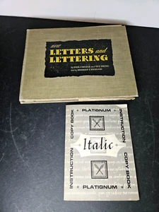 New LETTERS and LETTERING Art, Typography Graphic Design by Carlyle, Vtg 1943 HB - Picture 1 of 18