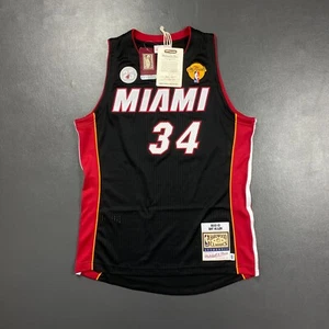 100% Authentic Ray Allen Mitchell & Ness 2013 Finals Miami Heat Jersey Size 40 M - Picture 1 of 6