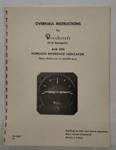 Beech H-14 AIM 300 Horizon Reference Indicator Overhaul Instructions-Original - Bild 1 von 24