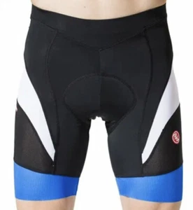 Souke Sports Men's 3D 2.0 Padded Quick Dry Bike Shorts Bicycle Black Blue Small - Picture 1 of 11