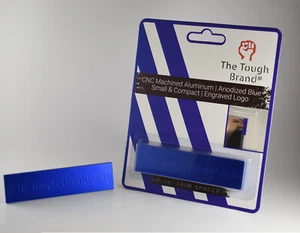 The Tough Brand 3/16” Door Trim Spacer Reveal Tool, Blue, Lazer Engraved Ruler - Picture 1 of 3