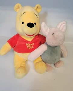 Disney Winnie the Pooh Kohl's Cares For Kids and Gund Classic Pooh Piglet Plush  - Picture 1 of 4
