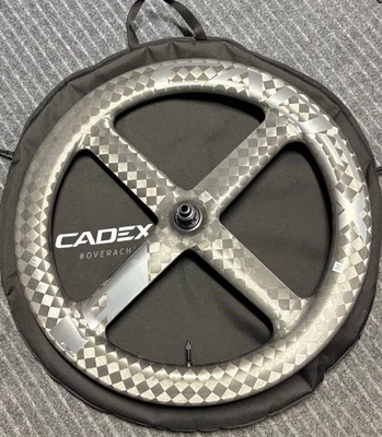 New CADEX 4 Spoke Tubeless Hookless Disc Brake Rear Wheel XDR - Image 1 of 4