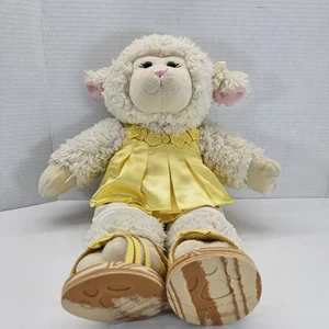RARE Build-A-Bear Workshop BAB Vanilla Swirl Lamb Sheep Plush Retired 18" - Bild 1 von 19
