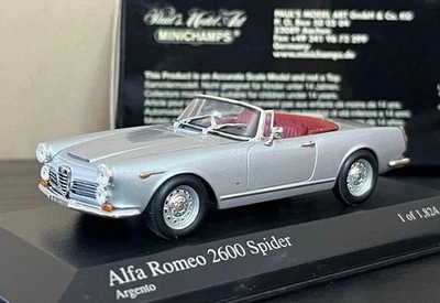 Modellino auto Minichamps Alfa Romeo 2600 Spider scala 1/43 - Immagine 1 di 4