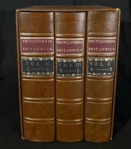Encyclopedia Britannica 1768 - 1771 First Edition Facsimile Replica 3 Volume Set - Picture 1 of 11