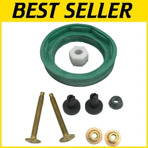 Universal Toilet Tank to Bowl Gasket Kit - Durable Rubber with Install Hardware - Picture 1 of 3