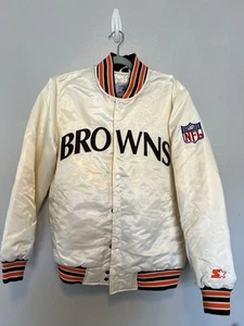 Vintage Cleveland Browns Starter Bomber Jacket Size L - Picture 1 of 5