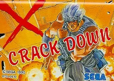 Crack Down Sega Mega Drive Japan Used No Box No Manual - Image 1 of 1