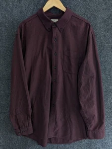 LL Bean Shirt Mens XXL Houndstooth Traditional Fit Flannel Work Outdoor Casual - Picture 1 of 9