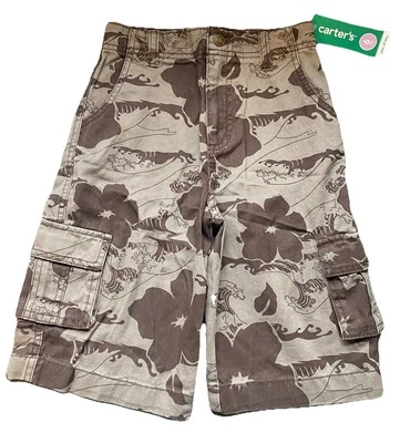 Pantalones Cortos Carga Carters Play Todo el Día Niños Talla 6 Estampado Hawaiano Cintura Ajustable Nuevo con Etiquetas Foto 1 de 4