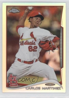 2014 Topps Chrome Refractor Carlos Martinez #54 - Image 1 of 2