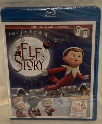 Elf on the Shelf Presents An Elf's Story 3D Blu-Ray + DVD New Sealed Christmas - Image 1 of 2