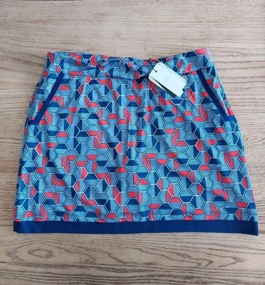NUEVO CON ETIQUETAS EP Pro Golf Skort Geométrico Multicolor Falda Deportiva Para Mujer Talla Grande Foto 1 de 4
