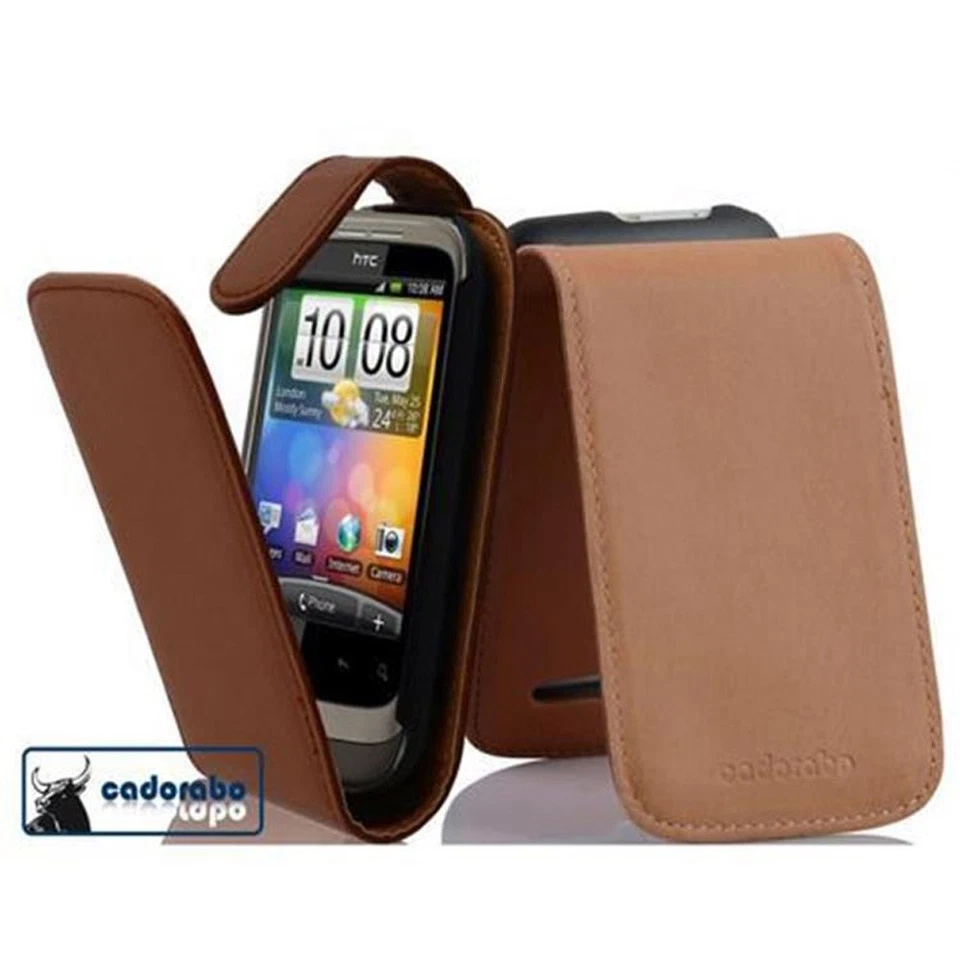 Custodia per HTC WILDFIRE Portafoglio Similpelle Flip Libro Cover - Immagine 1 di 1