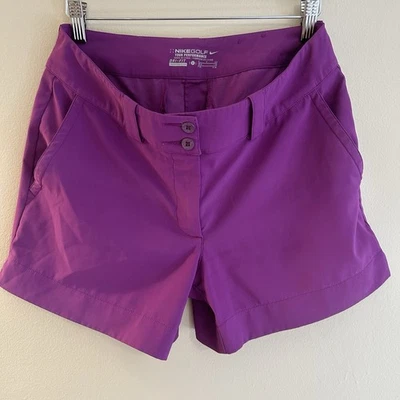 Шорты женские Nike Golf Tour Performance Dri fit размер 4 баклажан фиолетовый - Изображение 1 из 4