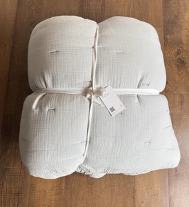 Quince Home Organic Airy Gauze Dream Quilt Mist Bedding King/Cal King - Picture 1 of 3
