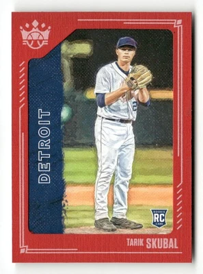 2021 Panini Diamond Kings #132 Tarik Skubal Framed Red - Image 1 of 2