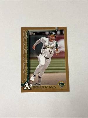 2025 Topps Series 1 - Max Schuemann #305 Gold /2025 - Image 1 of 2
