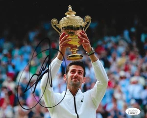 Novak Djokovic Signed 8x10 Photograph Autograph JSA COA Tennis Serbia - Picture 1 of 1