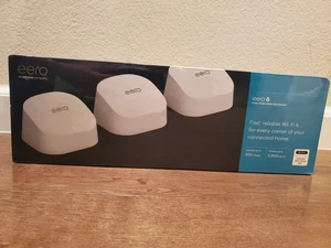Sistema eero 6 AX1800 1800 Mbps 4 puertos 900 Mbps doble banda malla Wi-Fi 6 - M110311 - Imagen 1 de 1