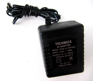 TECHNICS TEAD-41 090700A 9V 700MA AC ADAPTOR AU PLUG Genuine Original RARE - Picture 1 of 5