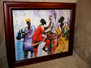 Vintage 1992 The Beat of the Drums Rhythm Nation by Upjohn Buchi Aghaji ID 15x19 - Picture 1 of 21