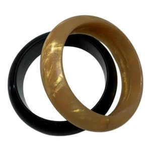 Lil' Jumbl BPA Free Baby Teething Bracelet BT001 Black/Metallic Gold - Picture 1 of 4