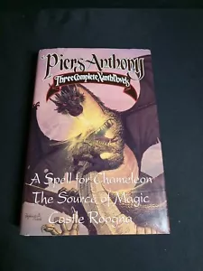 1994 Three Complete Xanth Novels Hardcover DJ Piers Anthony Omnibus VG - Picture 1 of 7