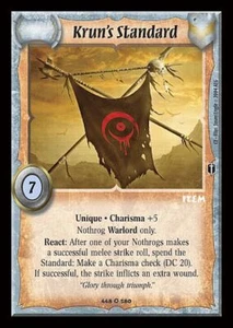 Krun's Standard - Item - Warlord Saga of the Storm - Imagen 1 de 6