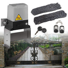 Electric sliding gate opener motor automatic gate with 20ft Chain & 2 remotes