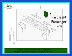 Genuine Lexus Rear Body Panel Reinforcement Arm Support Bumper Right Passenger - Picture 1 of 1