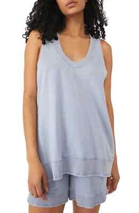 Free People Cozy Girl serbatoio in maglia ceramica schiuma di mare taglia X-Small 0052 - Foto 1 di 2
