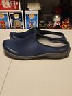 Crocs Womens Duet Busy Day 2.0 Satya Slip On Blue Size 10 Mules Flats Casual