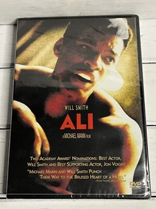 Ali DVD 2001 Widescreen Will Smith Jamie Foxx Jon Voight Michael Mann Sealed - Picture 1 of 7