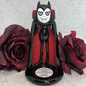 Bath & Body Works Glitter Vampire Dracula Figurine Blood Tea Light Candle Holder - Picture 1 of 8