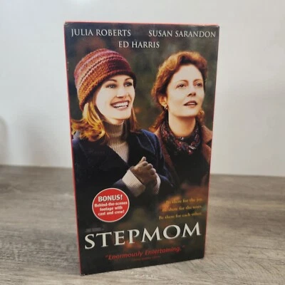 Stepmom / Movie (VHS, 1998) NEW Sealed Julia Roberts Susan Sarandon Ed Harris Foto 1 de 3