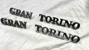 Ford Gran Torino Exterior Script Emblem Two Original Sets - Bild 1 von 4