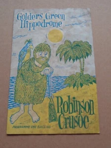 Sid James - Robinson Crusoe - 1966 Golders Green Panto Programme (Kenneth Connor) - Imagen 1 de 5