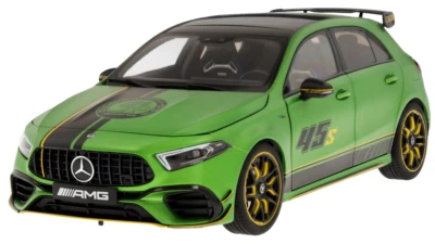 Ori Mercedes AMG Modello Auto A 45S 4 Matic A Classe Verde 1:18 Di NZG. - Immagine 1 di 4