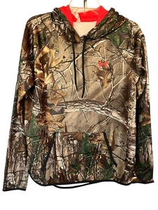 Under Armour Women RealTree Xtra Camouflage Camo Pullover Hoodie Sz M Loose fit - Picture 1 of 6