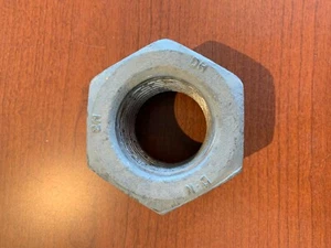 Tuerca hexagonal pesada galvanizada de 2" 2H sumergida en caliente - Imagen 1 de 4