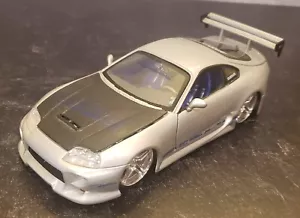Jada Toys Toyota Supra Import Racer 1:24 DieCast Silver #50700-9 - Picture 1 of 9